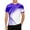 Dark Purple, variant on KHONTS Printed Short Sleeve T Shirts for Men Tennis Crew Neck Tee Summer Fashion Plus Size Tops Red XS