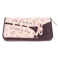 thumbnail image 3 of Cartera larga NikouMX para mujer con estampado floral de cuero PU con cremallera alrededor, 3 of 8