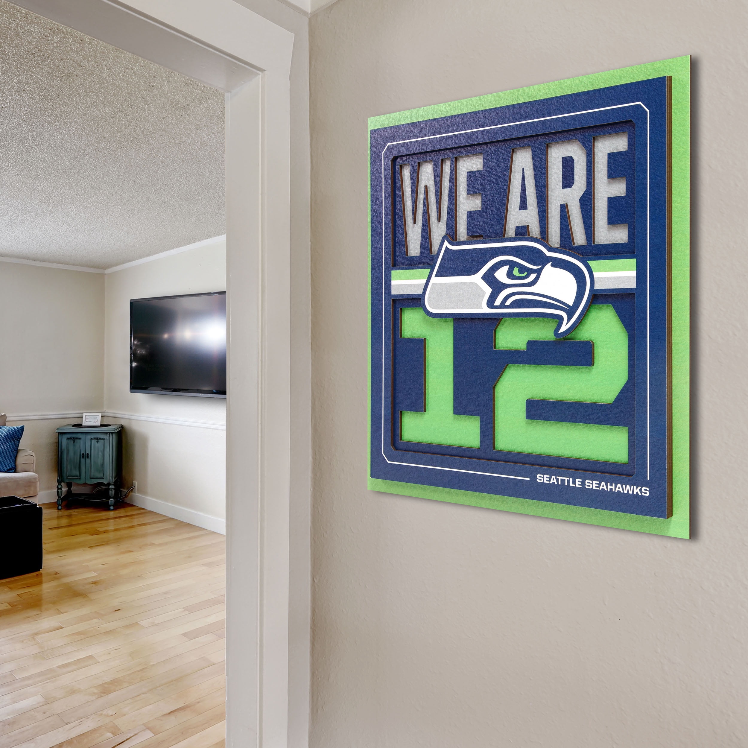 YouTheFan NFL Seattle Seahawks Slogan Series 3D Wall Art