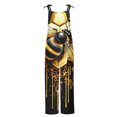 thumbnail image 5 of Tnhcen Women's Fashion Bee Print Wide Leg Jumpsuit with Adjustable Straps - Bamboo Linen S-2XL Casual Holiday Overalls, 5 of 5