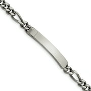 Stainless Steel Polished ID Bracelet 43 Inch "Bracelets