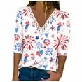 thumbnail image 2 of Hauts à Manches Longues pour Femmes Mode Décontractée Boutons Chandail en Molleton Imprimé Confortable Blouse, 2 of 5