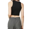 thumbnail image 3 of Lovito Casual Flowers Cut Out Flowers Tank Tops, 3 of 5