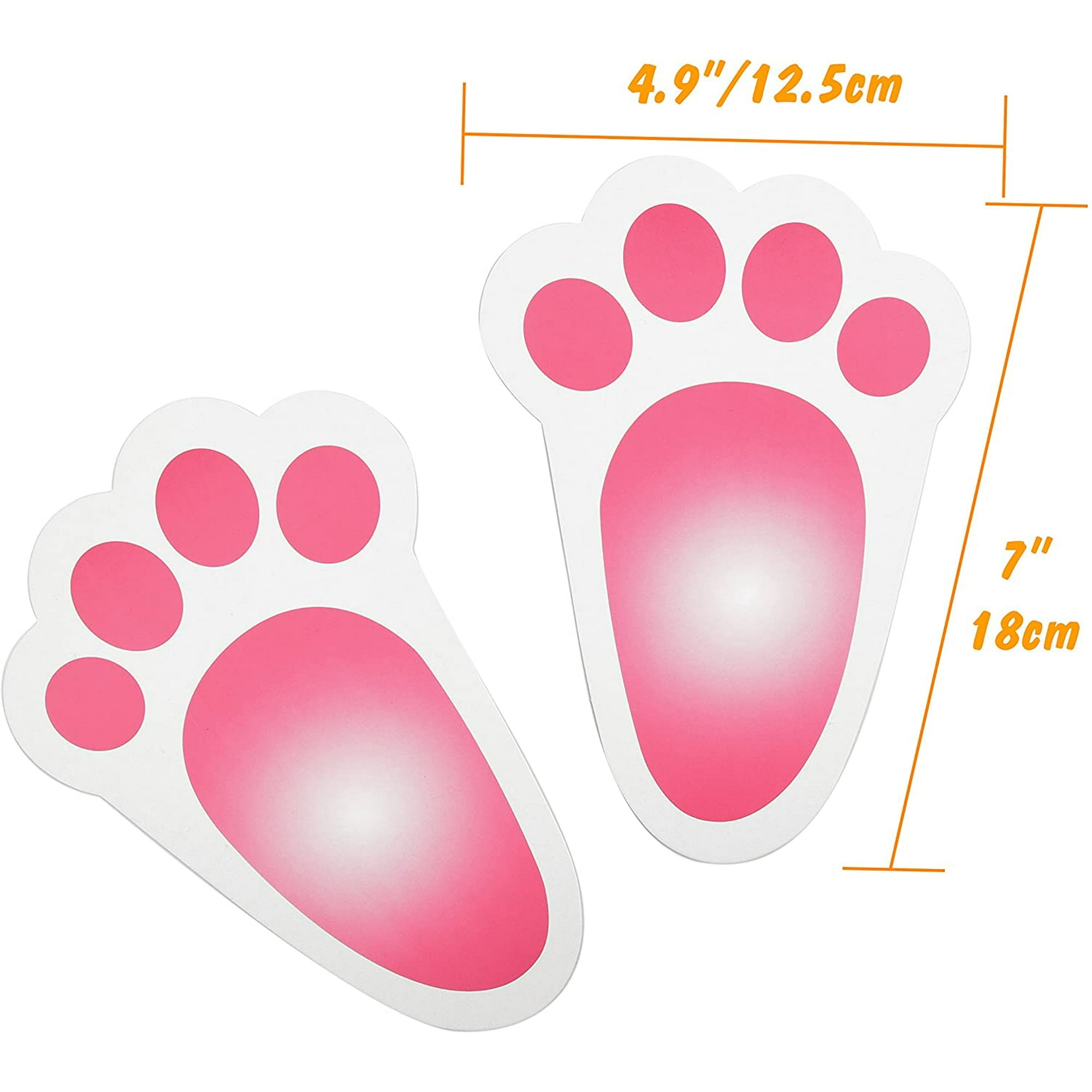 Easter Bunny Feet Template