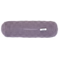 thumbnail image 5 of Mainstays 6" x 18" Violet Cotton Knit Bolster Decorative Pillow, 5 of 5