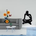thumbnail image 2 of Porta Pañuelos Inspirado En El Diseño De Una Estatua De Pensador Abstracto Para La Mesa Del Hogar, La Sala De Estar Y La Oficina., 2 of 8