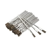36pcs Disposable Acid Brush Horsehair Bristle Shop Hobby Brushes Glue Oil Paint Flux