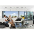 thumbnail image 6 of Pyle 8” Ceiling Wall Mount - Pair Of 2-Way Midbass Woofer Speaker Directable 1” Titanium Dome Tweeter Flush Design W/ 55Hz-22kHz Frequency Response & 300 Watts Peak Easy Installation - Pyle PDIC80, 6 of 8