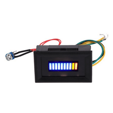 Fuel Level Gauge Indicator 12V Universal Motorcycle Car Oil Scale Meter LED for