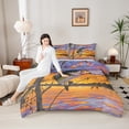thumbnail image 4 of Manfei Pike Fish Bedding Comforter Set 2pcs, Hunting and Fishing Twin Comforter Sets, Rustic Lake House Bedding Set, Breathable Home Decor, 4 of 8
