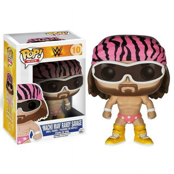 Pop! WWE Vinyl Figure Macho Man Randy Savage (Pink Outfit) #10 WWE Exclusive