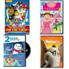 Children's 4 Pack DVD Bundle: Paw Patrol: Marshall & Chase on the Case, Pinkalicious & Peterrific: Pinkamagine It!, Jack Frost / National Lampoon's Christmas Vacation 2: Cousin Eddie's Island Adventur
