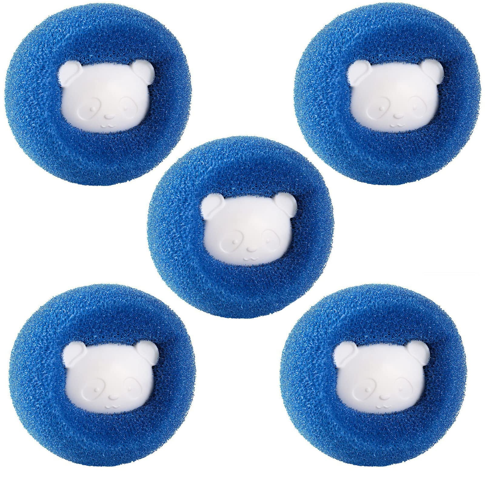 5 Pack Reusable Dryer Balls, Pet Hair Remover for Laundry Reusable Lint
