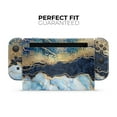 thumbnail image 3 of Design Skinz Compatible Nintendo Wii Skin Decal Protective Scratch Resistant Cover Foiled Marble Agate, 3 of 5