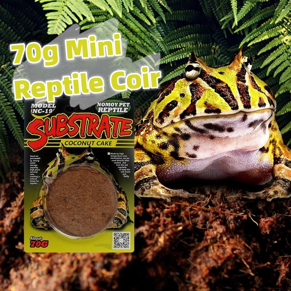 Reptile Coconut Soil Pad for Spider Lizards Scorpion Landscaping Decor, Natural Coconut Fiber for Humidity Control and Drainage, Indoor Outdoor Use for Vivarium Terrarium and Breeding