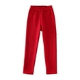 thumbnail image 6 of TAmten Baby Girl Leggings 18-24 Months Girls Fleece Lined Leggings High Waisted Stretchy Thick Thermal Soft Tights Pants Toddler Kids Cozy Winter Warm Pant(Red,7-8 Years), 6 of 7
