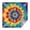 Colorful Rainbow Tie, variant on Rainbow Tie Dye Sunburst Square Tablecloth,Waterproof Square Table Cover,Wipeable Spillproof Washable Table Cover for Home Kitchen Party Decor 42"X42"(107x107cm)