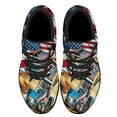 thumbnail image 2 of Sprint Car Racing Dirt Track Racing American flag Shoes Sneakers Black Size 13, 2 of 7