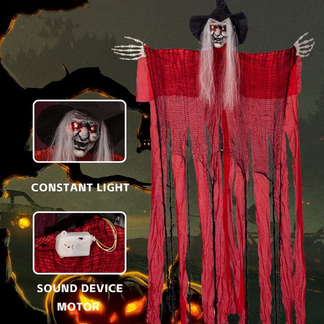 Langgg Décoration Extérieure d'Halloween Squelettes Durables avec Mouvements Réglables et Os Solides pour Fête
