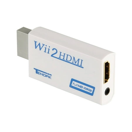 Stoga WII HDMI Converter / WII to HDMI Converter - Scales WII Signal to 720P and 1080P - WII to HDMI WII2HDMI 720P or 1080P Video Converter Adaptor