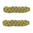 thumbnail image 1 of Hand Weaving Chinese Cheongsam Knot Button Closure Ribbon Gold Wire Fastener Hanfu Tang Shirt Suit DIY Sewing Craft, 1 of 4