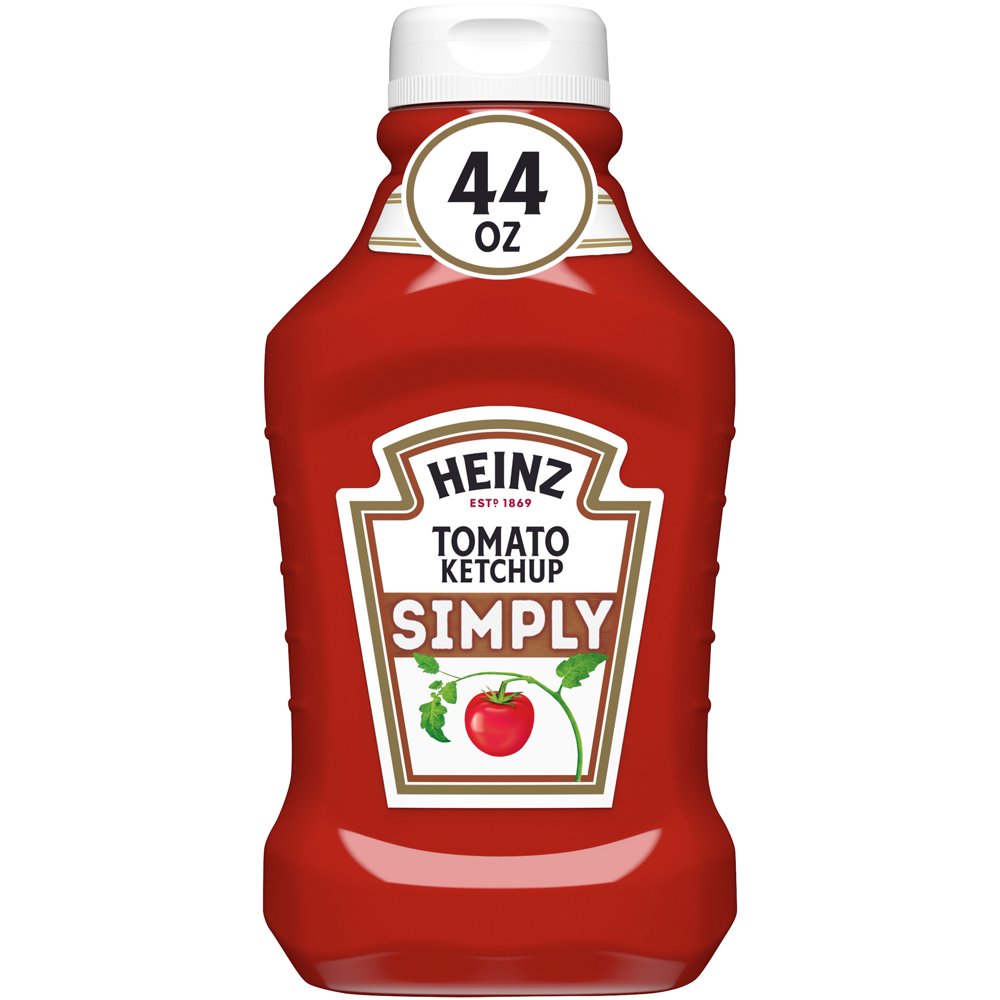 Heinz Simply Tomato Ketchup No Artificial Sweeteners, 44 oz Bottle