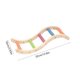 thumbnail image 3 of Juguete de escalera de madera para pájaros con gimnasio de actividades colgante, multicolor, accesorios para jaulas de aves pequeñas para trepar, morder, hacer ejercicio y jugar., 3 of 6