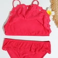 thumbnail image 4 of Girls Swimsuit Girls Swimsuit with Shorts Two Piece Bikini Sets Teen Bikini for Kids 7-8 Years Girls Fashion, 4 of 5