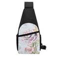 thumbnail image 4 of Xecao's Vintage Rose Print Sling Bag: A Versatile Chest, Shoulder, and Crossbody Backpack for Casual Days Out, Perfect for Both Men and Women, 4 of 6
