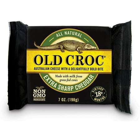 Old Croc Australian Cheese Extra Sharp Cheddar, 7 Oz ...