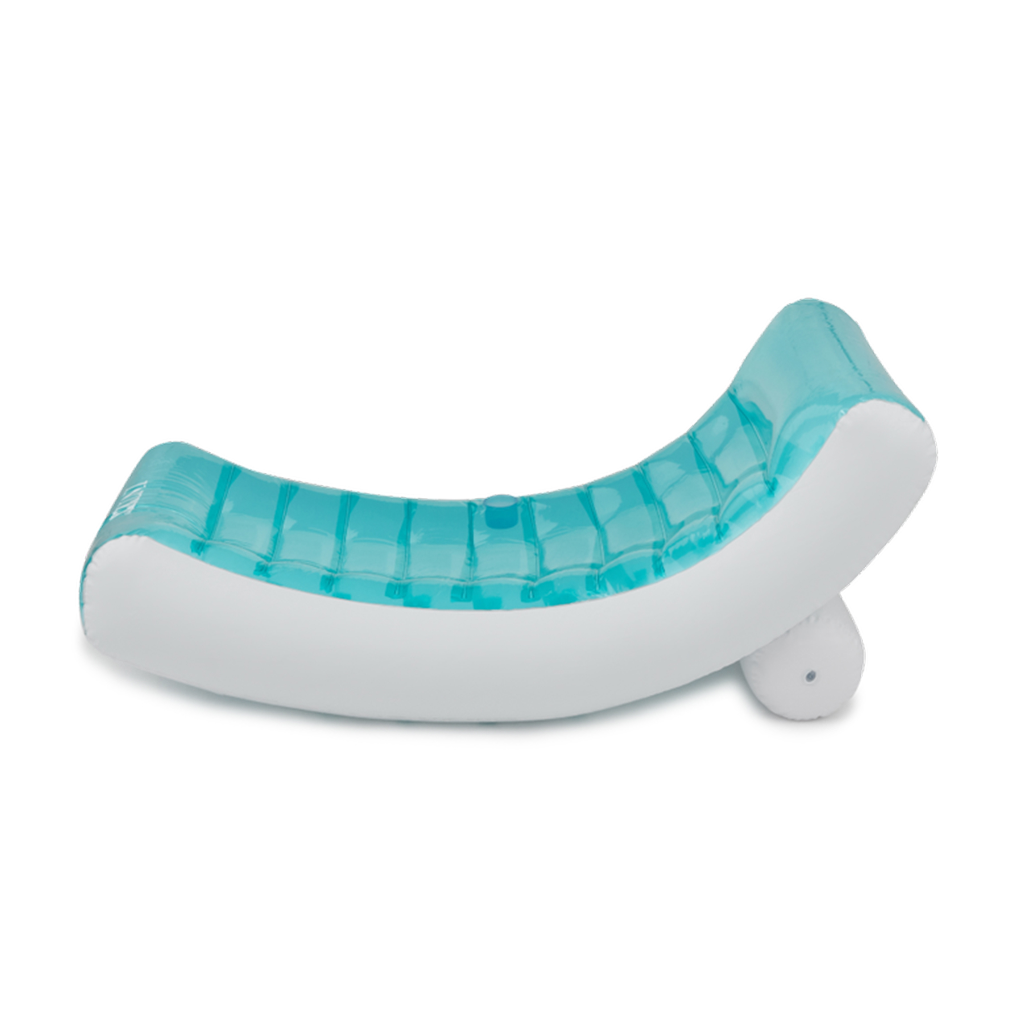 Intex Adult Transparent Blue  Inflatable Rockin' Lounge Swimming Pool Lounge Chair - image 2 of 6