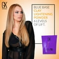 thumbnail image 3 of GK HAIR Global Keratin Miami Beach Bombshell Blue Balayage Lightening Powder 450g Taming Blonde Purple Treatment Smoothing Toning Straightening Blowout Treatment Removes Yellow Orange Brassy Tones, 3 of 7