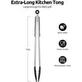 thumbnail image 6 of MangoFeel 600 Heat Resistant Non-Stick Stainless Steel Kitchen Tong, 6 of 6