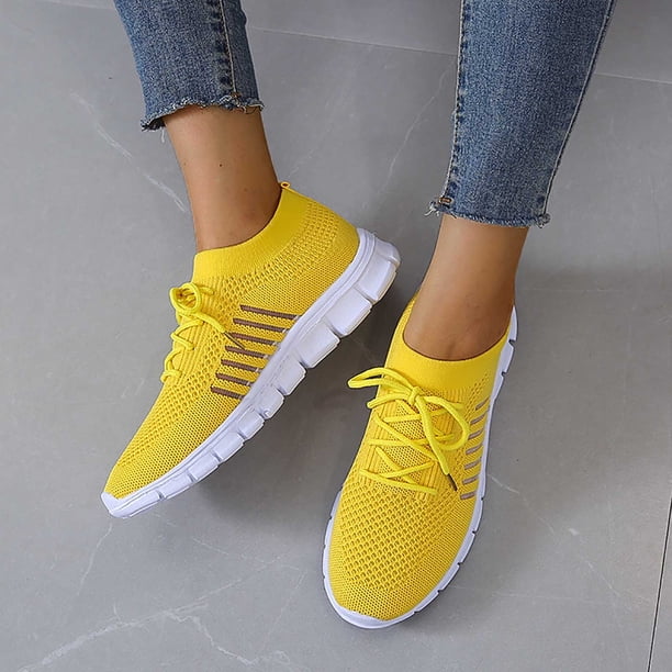 Zapatos de moda para mujer, zapatos informales tejidos voladores deportivos cómodos de suela blanda Wmkox8yii shalkjhdk503