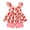 Pink strawberry, variant on Younger Tree Baby Girl Clothes Outfits Summer Sleeveless Ruffle Bowknot Dress Top Shorts Set 2PCS for 18-24 Months