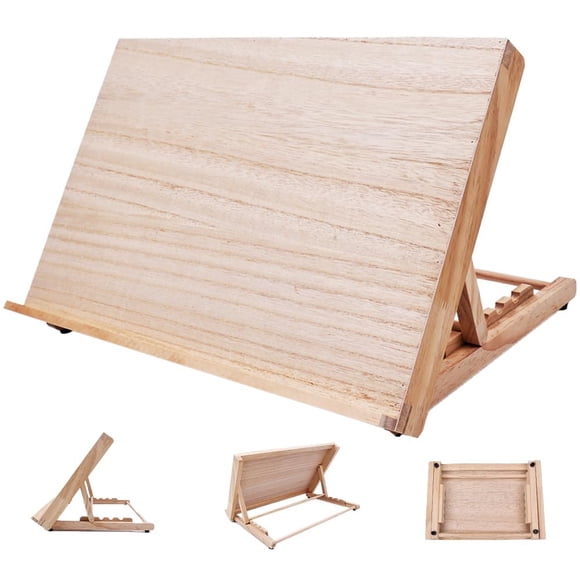Dorkis 45 * 30 cm Caballete de Escritorio de Ajuste de Altura, Tablero de Dibujo Tablero de Dibujo y Boceto de Caballete, YB Tabla de Dibujo y Dibujo para Artistas Multifunctional