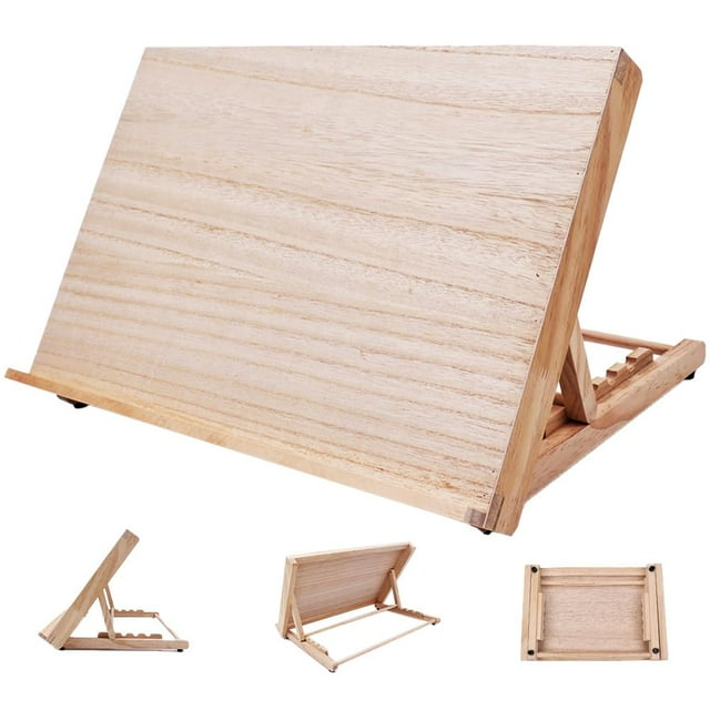 Dorkis 45 * 30 cm Caballete de Escritorio de Ajuste de Altura, Tablero de Dibujo Tablero de Dibujo y Boceto de Caballete, YB Tabla de Dibujo y Dibujo para Artistas Multifunctional