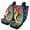 Colorful Music Heart, variant on Pzuqiu Ladybug Pattern Car Seat Covers Full Set Easy to Install Front and Rear Seat Cover Set Interior Accessories Breathable Automotive Vehicle Cushion