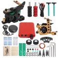 thumbnail image 2 of Kit completo de herramientas para tatuajes, kit de tatuaje profesional, fuente de alimentación, agujas, Pedal, crema reparadora, 90?265V, 2 of 8