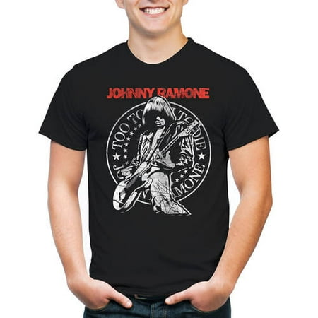 Ramones Johnny Ramone T-Shirt Rock Black Mens