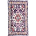 thumbnail image 3 of SAFAVIEH Monaco Toria Traditional Area Rug, Violet/Fuchsia, 3' x 5' - Traditional Design, Violet & Fuchsia, Ideal for Living Room, Bedroom, Dining Space, Entryway, Bathroom, Bedside, 3 of 12