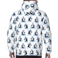 thumbnail image 7 of Goofa Skiing Penguin Funny for Men's Hooded Sweatshirt - Lightweight Pullover Hoodie with Kangaroo Pocket, Perfect for Everyday Wear-Small, 7 of 7