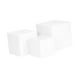 thumbnail image 5 of 3x Cubos acrílicos para exhibición Cajas de exhibición acrílicas Soportes de exhibición de alimentos blancos, 5 of 9