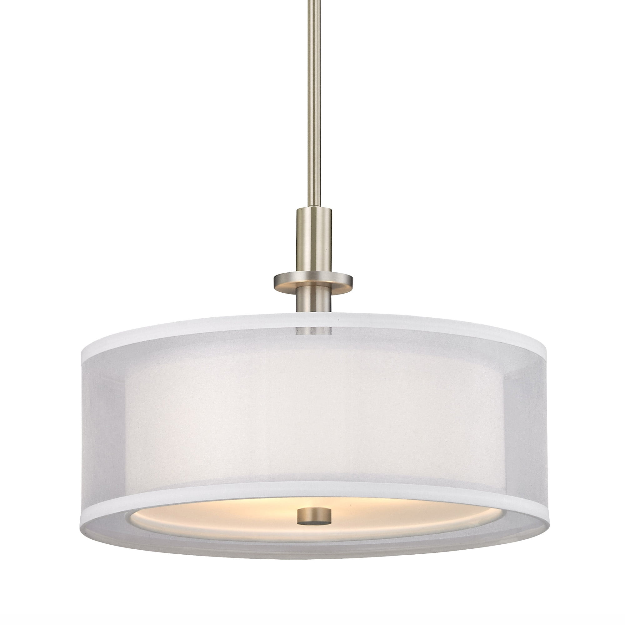 Dolan Designs 1274 Double Organza 3 Light 16 Wide Pendant Dolan Designs 1274 Double Organza 3