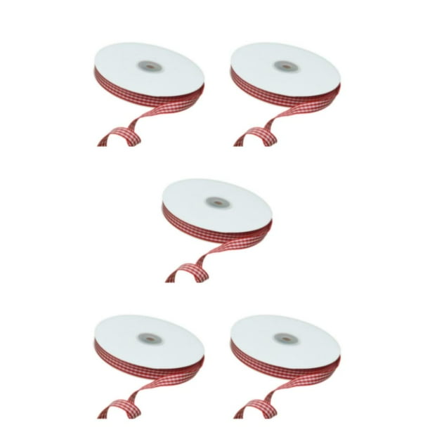 Injueey Cinta de poliéster de moda para manualidades de bricolaje Amplia y práctica Cintas fáciles de usar para envolver regalos rojo 45m Type2 NO2
