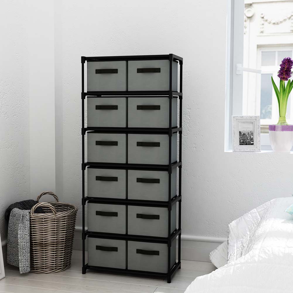 Storage & Organization Home & Kitchen Home Black HomeLike 12Drawer