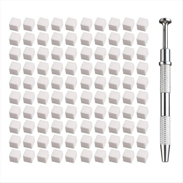100 Uds. Esponja para Decoración Uñas, Esponjas Suaves, Herramientas Estampación para Decoración Uñas con Gradiente, Herramientas Agarre Esponja para Uñas DIY Que Desvanecen Color