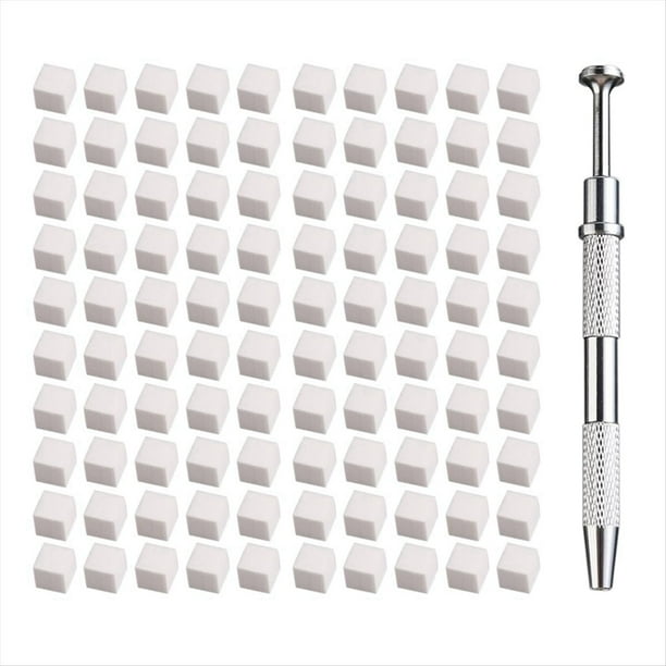 100 Uds. Esponja para Decoración Uñas, Esponjas Suaves, Herramientas Estampación para Decoración Uñas con Gradiente, Herramientas Agarre Esponja para Uñas DIY Que Desvanecen Color