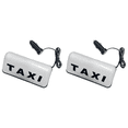 thumbnail image 1 of Señal luminosa 12V COB 3W techo Taxi COB Taxi techo superior blanco, 1 of 4
