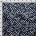thumbnail image 3 of oneOone Silk Tabby Dark Navy Blue Fabric Giraffe Animal Skin Dress Material Fabric Print Fabric By The Yard 42 Inch Wide, 3 of 4